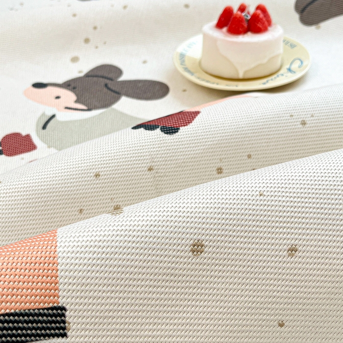 91家纺网 家纺一手货源 找家纺 迪乐妮 2025新款印花真冰藤冰凉席 腊肠狗