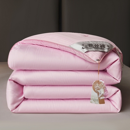 91家纺网 家纺一手货源 找家纺 （总）金同成家纺 2025新款缎条蚕丝被春秋被子母被冬被子被芯