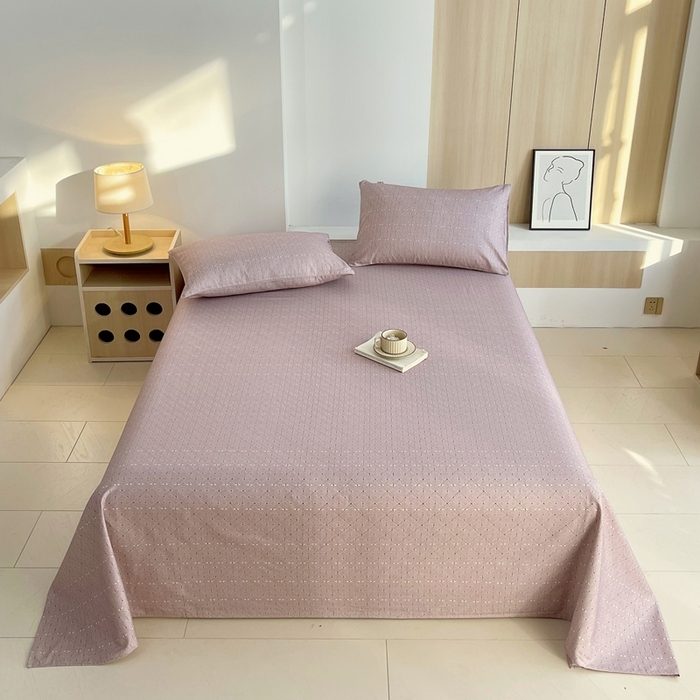 91家纺网 家纺一手货源 找家纺 （总）爱彼2025新款华夫格全棉纯棉老粗布床单凉席-系列三