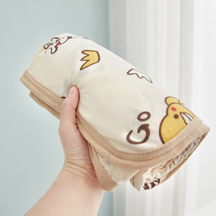 91家纺网 家纺一手货源 找家纺 丝涟家居 2025新款婴儿裸睡级凉感针织毯幼儿园夏被儿童夏被毯子 动物乐园