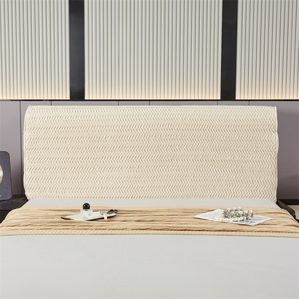 91家纺网 家纺一手货源 找家纺 （总）情恒家纺 2025新款德芙绒工艺款全包床头罩