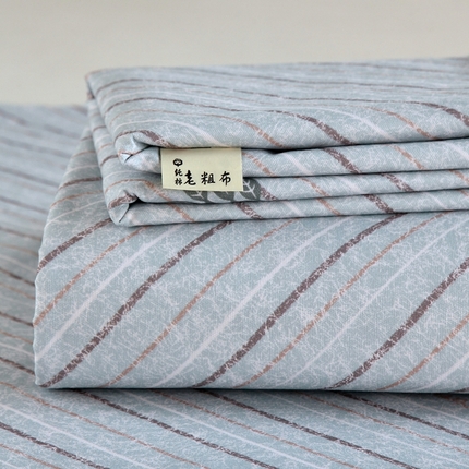 91家纺网 家纺一手货源 找家纺 爱彼2025新款华夫格全棉纯棉老粗布床单凉席-系列三 莫奈