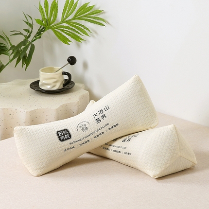 91家纺网 家纺一手货源 找家纺 （总）梦叶草 2025三角大凉山苦荞枕（清货）