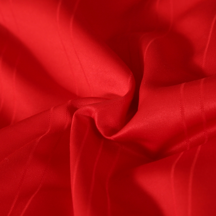 91家纺网 家纺一手货源 找家纺 2025新款全棉缎条贡缎提花被子被芯夏凉被春秋被冬被二合一子母被 大红