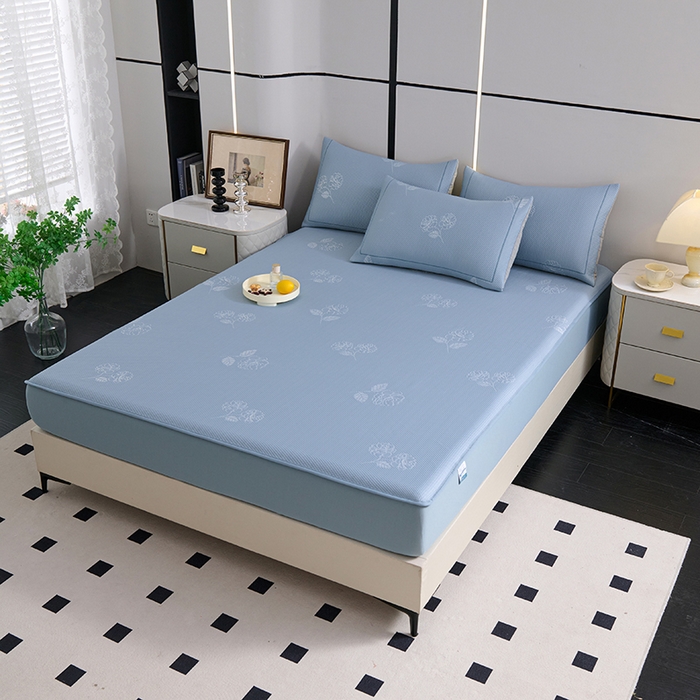 91家纺网 家纺一手货源 找家纺 （总）席之家 2025新款3D冰感床笠款豆豆席