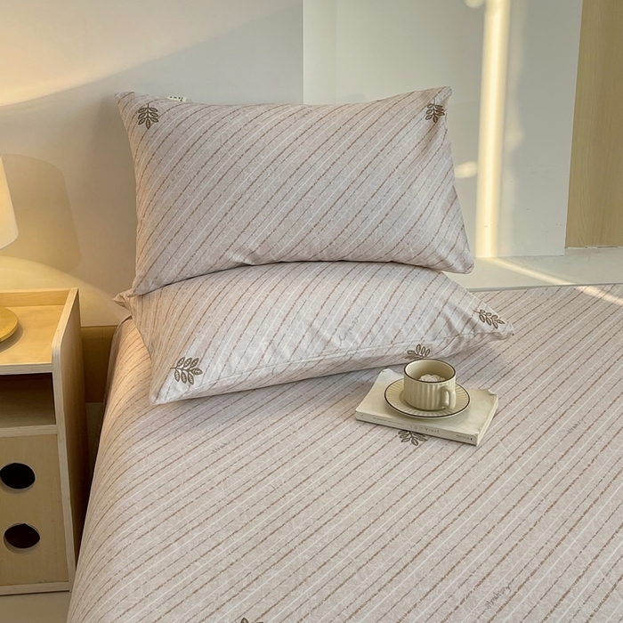 91家纺网 家纺一手货源 找家纺 爱彼2025新款华夫格全棉纯棉老粗布床单凉席-系列三 莫提