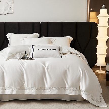 91家纺网 家纺一手货源 找家纺 （总）淼铭家纺 2025新款 春夏新款天丝棉四件套（A类）