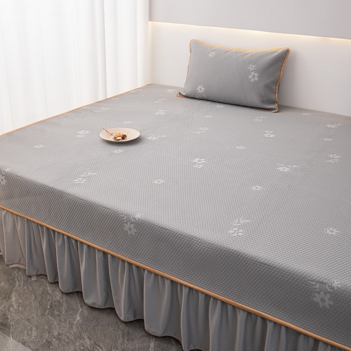 91家纺网 家纺一手货源 找家纺 手艺人家纺 2025新款冰丝提花凉席炕盖榻榻米炕垫TL01-TL22 TL09