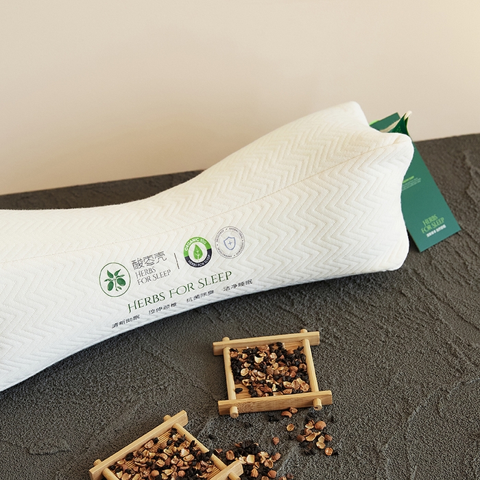 91家纺网 家纺一手货源 找家纺 （总）境月枕芯坊 2025新款酸枣壳反牵引枕头枕芯40*10cm