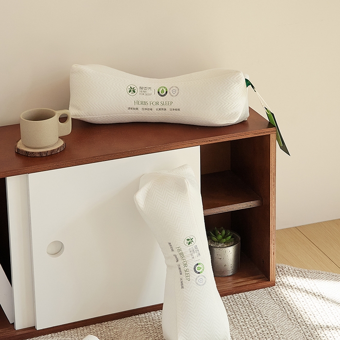 91家纺网 家纺一手货源 找家纺 （总）境月枕芯坊 2025新款酸枣壳反牵引枕头枕芯40*10cm