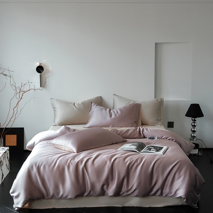 91家纺网 家纺一手货源 找家纺 （总）简纯主义 2025新款60s兰精天丝纯色四件套