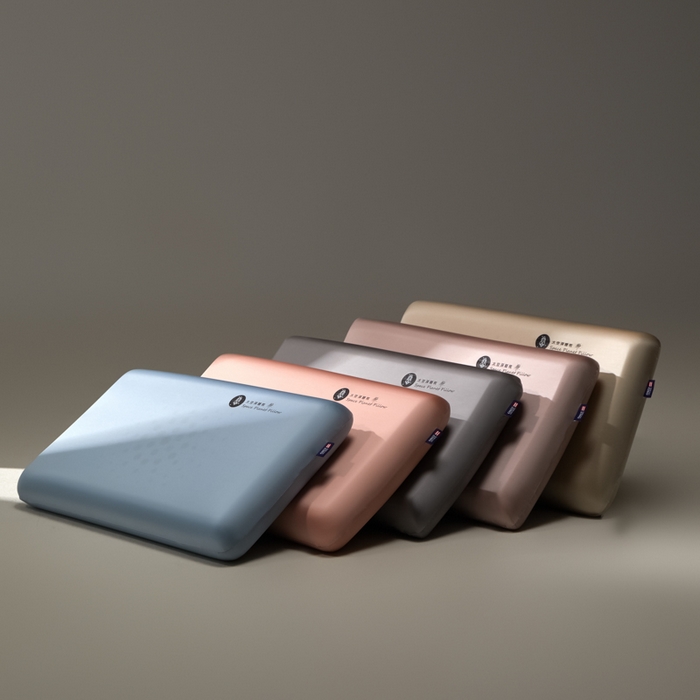 91家纺网 家纺一手货源 找家纺 蔻眠2025新款礼盒装太空深睡记忆枕芯零压护颈枕头 礼盒装-蓝色42*70*6cm/只