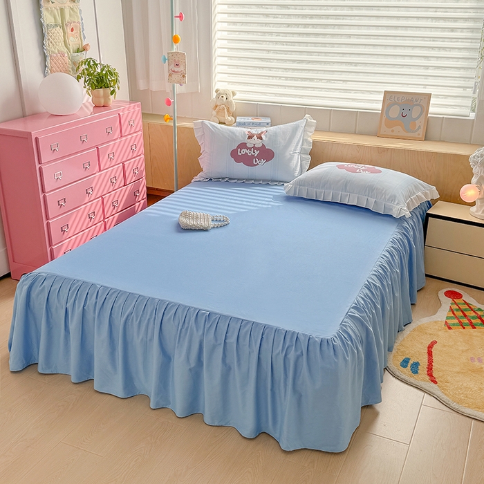 91家纺网 家纺一手货源 找家纺 玉元坊 2025新款全棉纯棉数码印花四件套 兔子伙伴