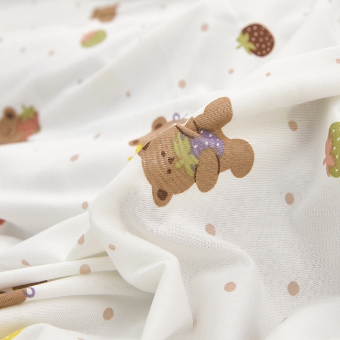 91家纺网 家纺一手货源 找家纺 丝涟家居 2025新款婴儿裸睡级凉感针织毯幼儿园夏被儿童夏被毯子 草莓熊