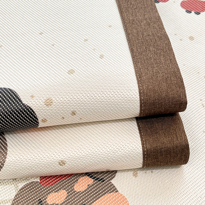 91家纺网 家纺一手货源 找家纺 迪乐妮 2025新款印花真冰藤冰凉席 腊肠狗