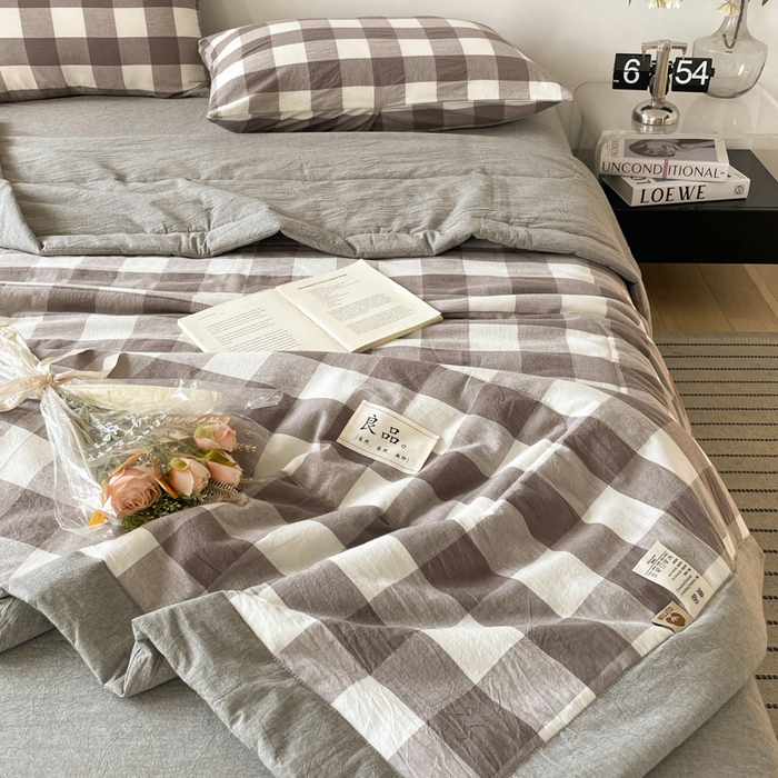 91家纺网 家纺一手货源 找家纺 （总）2025梦初语新款无印风棉花夏被