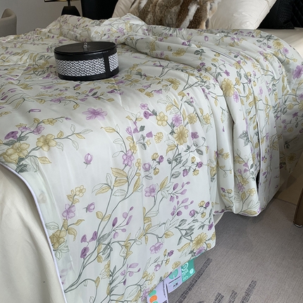 91家纺网 家纺一手货源 找家纺 （总）莱豫家纺 2025新款小冰皮夏凉被凉感丝夏被空调被