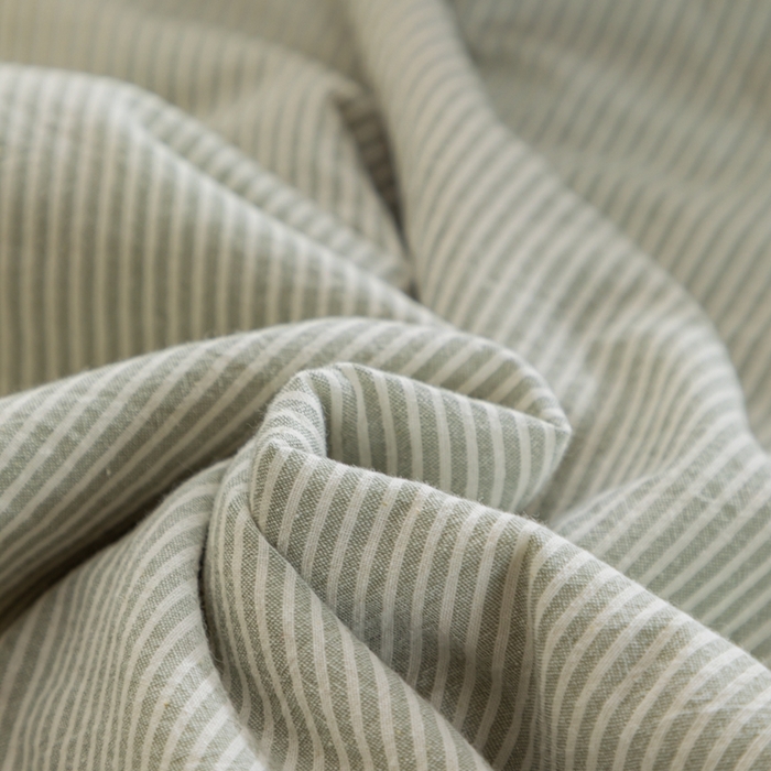 91家纺网 家纺一手货源 找家纺 鑫棉坊 2025新款全棉色织水洗棉A类棉花夏被可机洗空调被四件套床单枕套 浅绿谧意