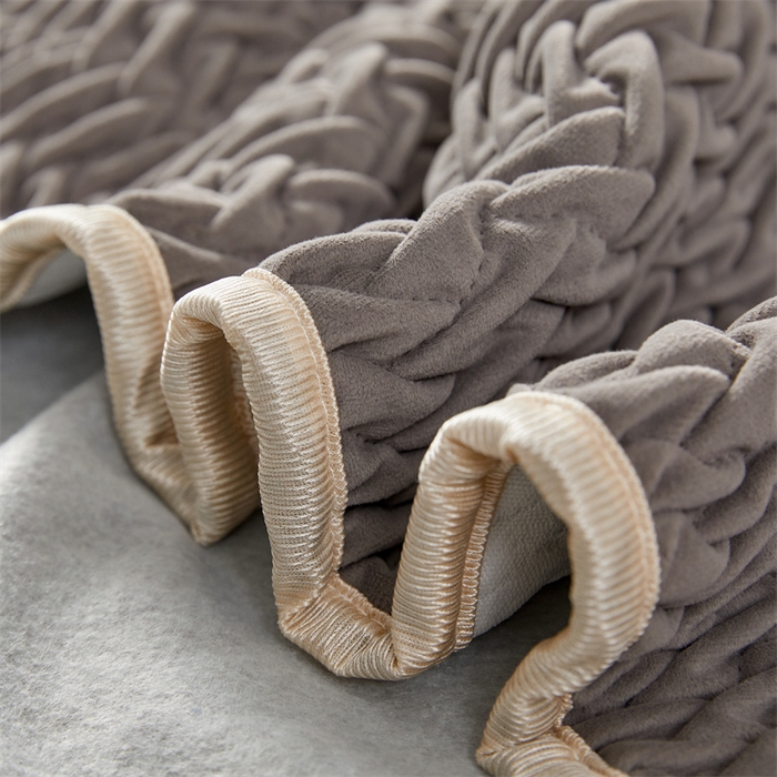 91家纺网 家纺一手货源 找家纺 （总）情恒家纺 2025新款德芙绒工艺款全包床头罩