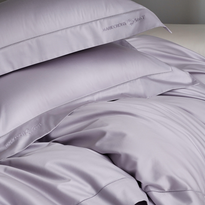 91家纺网 家纺一手货源 找家纺 佳汐蓝 2025新款奢简高支棉柔雾奢缎长绒棉四件套券后不低于628/648元 雾山紫