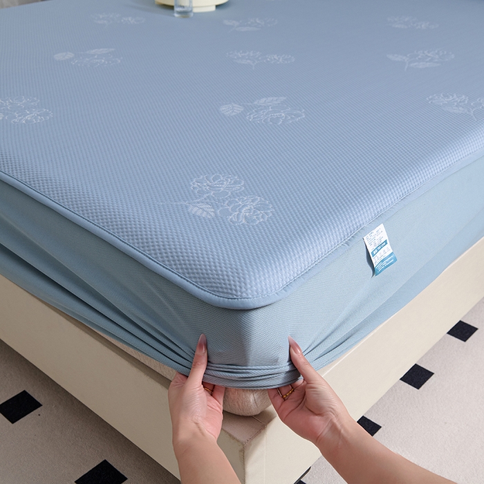 91家纺网 家纺一手货源 找家纺 （总）席之家 2025新款3D冰感床笠款豆豆席