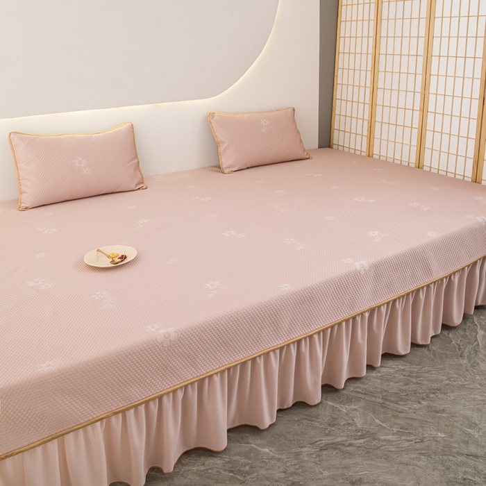 91家纺网 家纺一手货源 找家纺 手艺人家纺 2025新款冰丝提花凉席炕盖榻榻米炕垫TL01-TL22 TL06