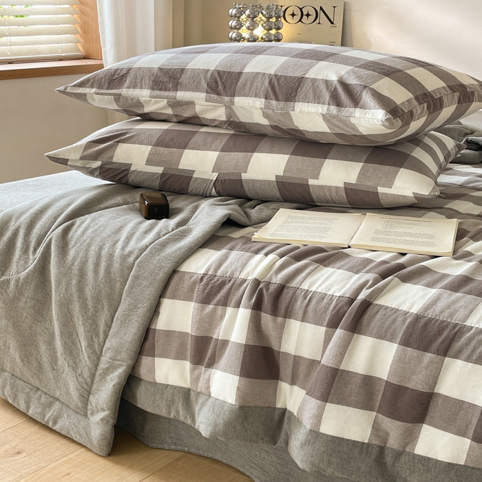 91家纺网 家纺一手货源 找家纺 （总）2025梦初语新款无印风棉花夏被