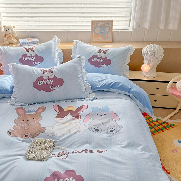 91家纺网 家纺一手货源 找家纺 （总）玉元坊 2025新款全棉纯棉数码印花四件套