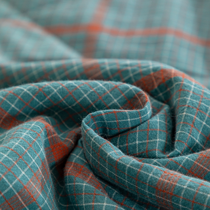 91家纺网 家纺一手货源 找家纺 鑫棉坊 2025新款全棉色织水洗棉A类棉花夏被可机洗空调被四件套床单枕套 百香果