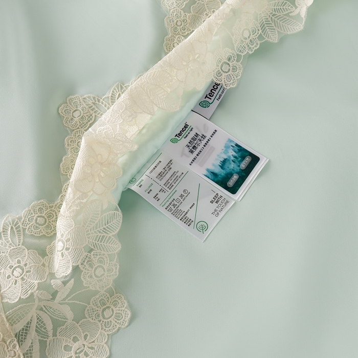 91家纺网 家纺一手货源 找家纺 朴罗 （ 原岚图）  2025新款轻奢法式天丝夏凉被 （含蚕丝） 蓝色