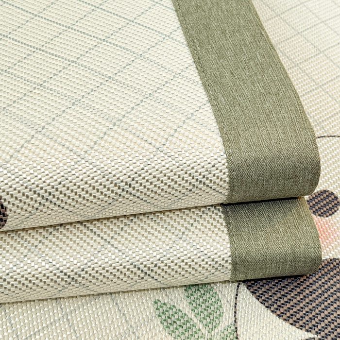 91家纺网 家纺一手货源 找家纺 迪乐妮 2025新款印花真冰藤冰凉席 可爱熊猫