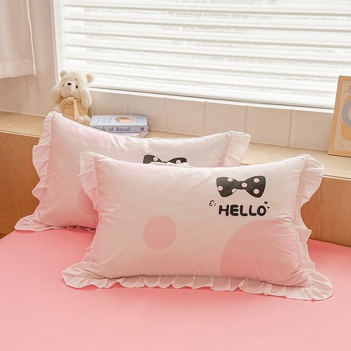 91家纺网 家纺一手货源 找家纺 玉元坊 2025新款全棉纯棉数码印花四件套 小萌兔