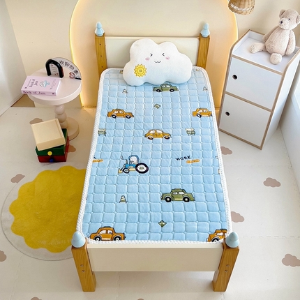 91家纺网 家纺一手货源 找家纺 （总）梵赫家纺2024新款牛奶绒床护垫床垫幼儿园床垫儿童床垫可水洗