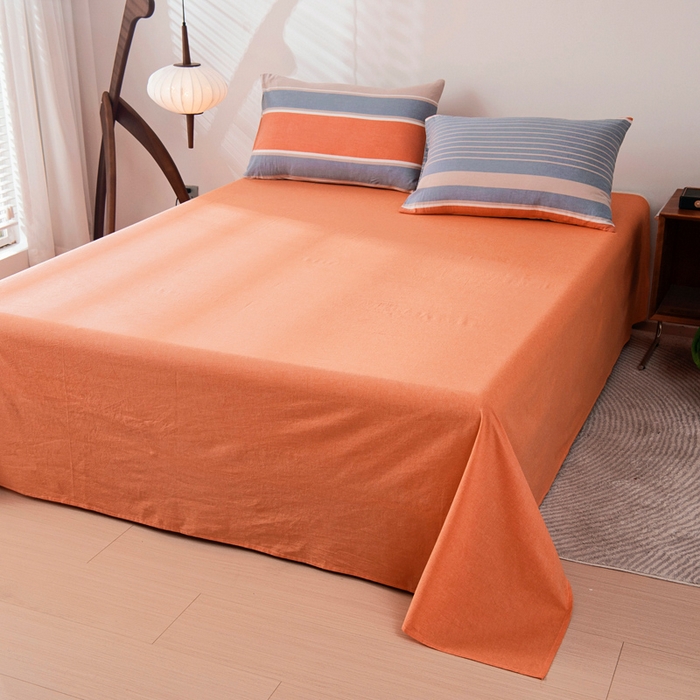 91家纺网 家纺一手货源 找家纺 鑫棉坊 2025新款全棉色织水洗棉A类棉花夏被可机洗空调被四件套床单枕套 妮可