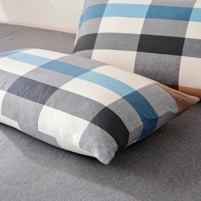 91家纺网 家纺一手货源 找家纺 鑫棉坊 2025新款全棉色织水洗棉A类棉花夏被可机洗空调被四件套床单枕套 布丁