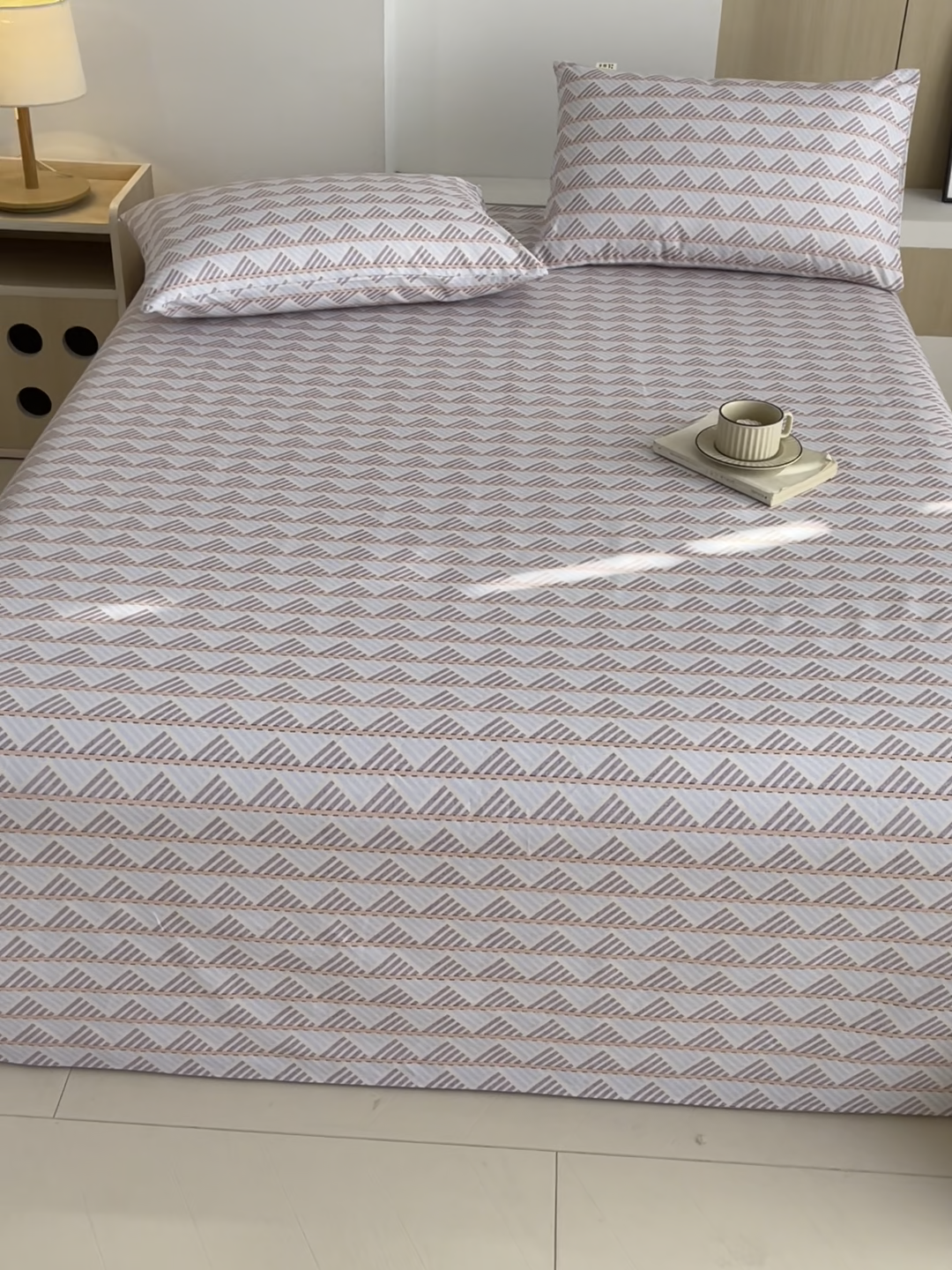 91家纺网 家纺一手货源 找家纺 爱彼2025新款华夫格全棉纯棉老粗布床单凉席-系列三 幻想主义