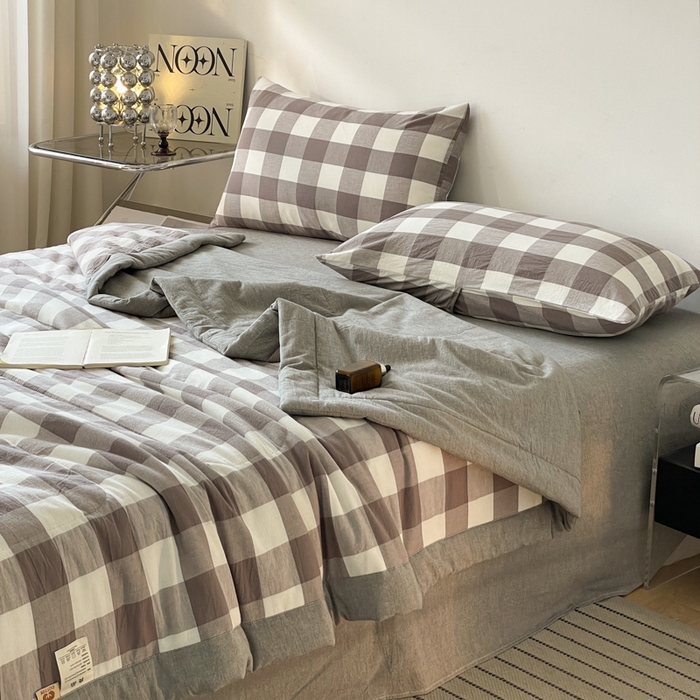 91家纺网 家纺一手货源 找家纺 （总）2025梦初语新款无印风棉花夏被