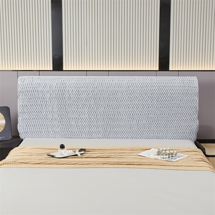 91家纺网 家纺一手货源 找家纺 （总）情恒家纺 2025新款德芙绒工艺款全包床头罩