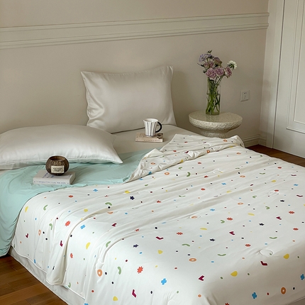 91家纺网 家纺一手货源 找家纺 （总）华超针织 2025新款锦氨凉感夏被夏凉被空调被