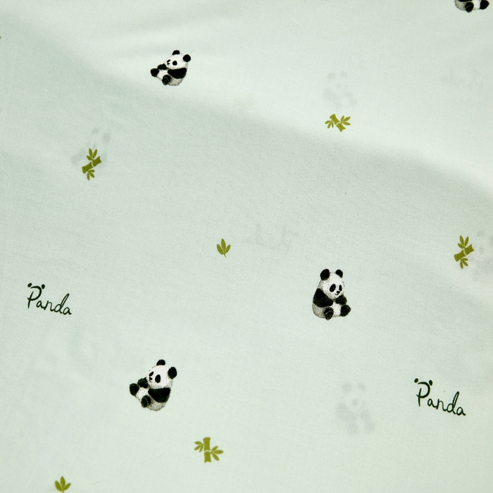 91家纺网 家纺一手货源 找家纺 丝涟家居 2025新款婴儿裸睡级凉感针织毯幼儿园夏被儿童夏被毯子 熊猫乐园