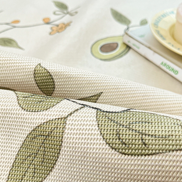 91家纺网 家纺一手货源 找家纺 迪乐妮 2025新款印花真冰藤冰凉席 牛油果