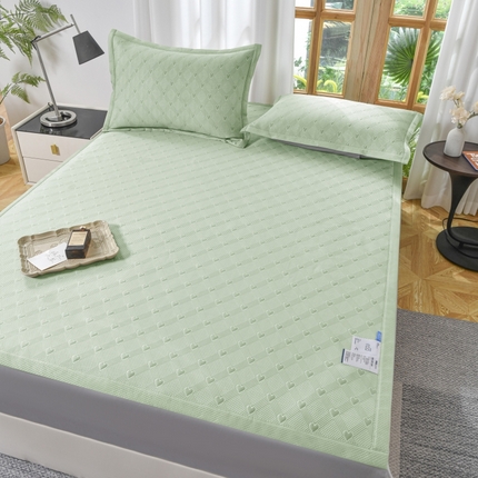 慕克斯家纺 2025新款高端加密加厚凉豆豆软席家用凉席子空调席 爱豆系列 绿色