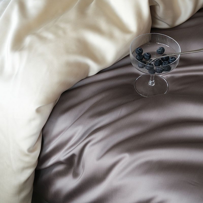 91家纺网 家纺一手货源 找家纺 简纯主义 2025新款60s兰精天丝纯色四件套 摩卡