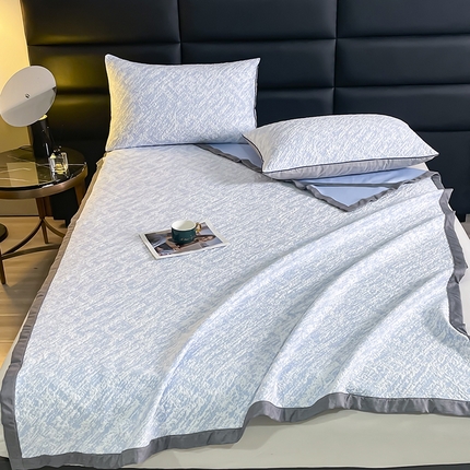 91家纺网 家纺一手货源 找家纺 （总）锦罗绣 2025春夏新款PE中分子凉感提花软凉席席子