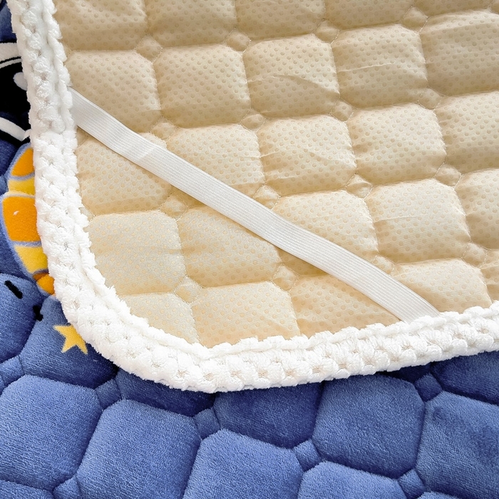 91家纺网 家纺一手货源 找家纺 梵赫家纺2024新款牛奶绒床护垫床垫幼儿园床垫儿童床垫可水洗 垫套-太空旅行