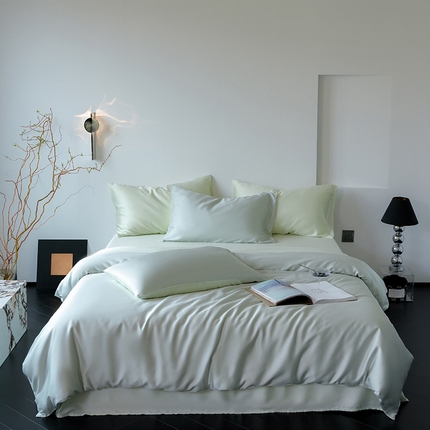 91家纺网 家纺一手货源 找家纺 （总）简纯主义 2025新款60s兰精天丝纯色四件套