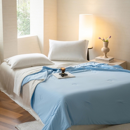 91家纺网 家纺一手货源 找家纺 （总）华超针织 2025新款锦氨凉感夏被夏凉被空调被