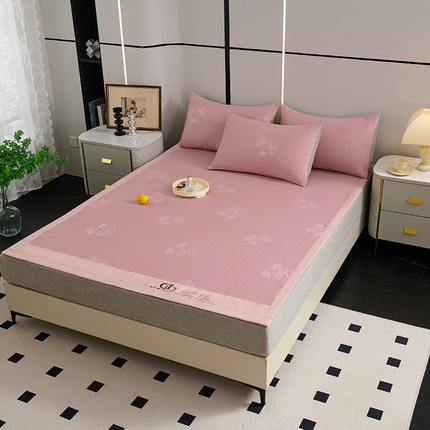 91家纺网 家纺一手货源 找家纺 （总）席之家 2025新款3D冰感豆豆宽边直角凉席