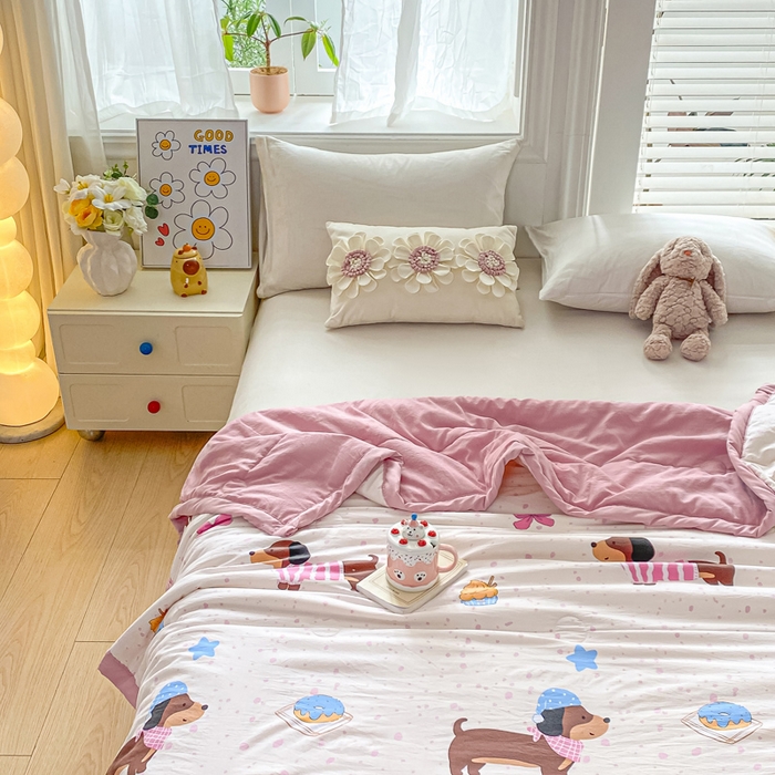 91家纺网 家纺一手货源 找家纺 好睡棉 2025新款柔软裸睡级水洗棉夏被新疆棉花被夏凉被空调被被子 哈基米