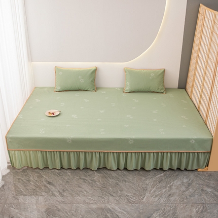 手艺人家纺 2025新款冰丝提花凉席炕盖榻榻米炕垫TL01-TL22 TL08